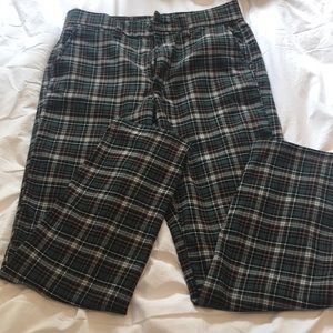 American eagle High Rise Plaid Pants